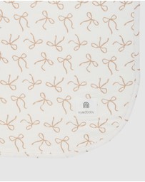 Kynd Baby - Large Stretchy Swaddle in Ivory Bow