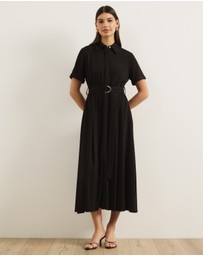 Atmos&Here - Harriet Viscose Twill Midi Dress