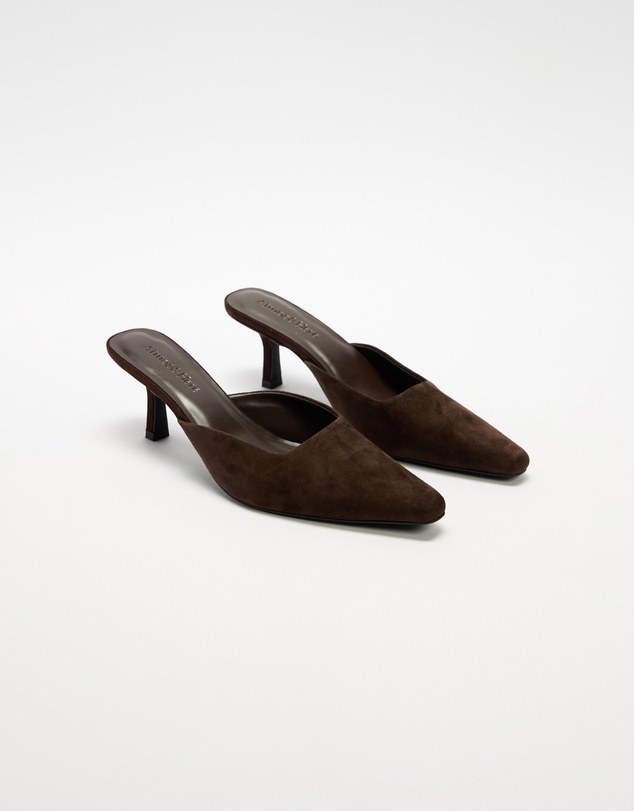 Atmos&Here - Deana Suede Square Point Heels
