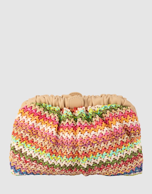 Olga Berg - Amalia Petite Gathered Clutch