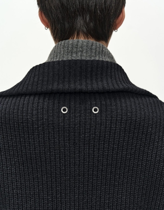 Andersson Bell - Double Layered Quarter Zip-Up Sweater