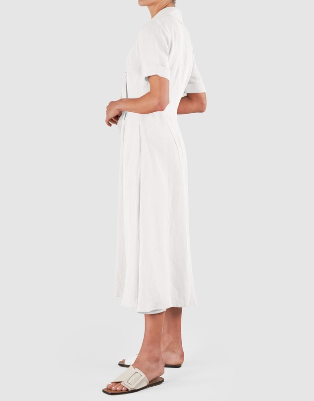 Amelius - Ines Linen Tie Front Dress