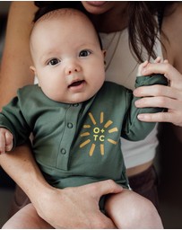 Olive & The Captain - Ray of Sunshine Long Sleeve Bodysuit