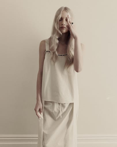 Ivory Cotton Poplin
