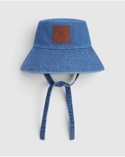 Oroton - Denim Bucket Hat