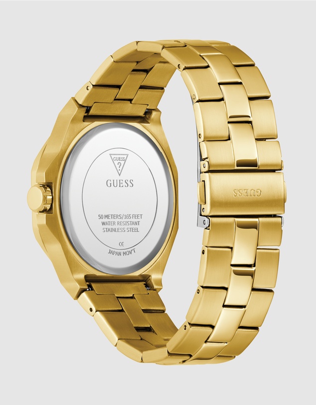 GUESS - Guess Men's Gold Tone 41.5mm Analogue Watch