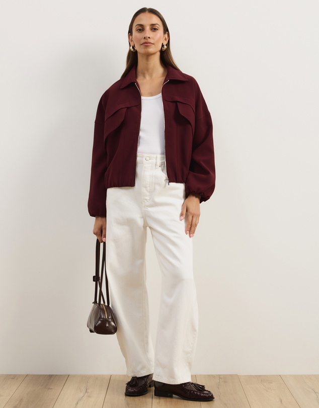 Atmos&Here - Gabriella Tailored Bomber Jacket