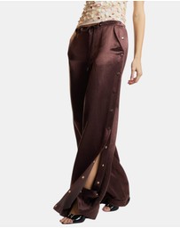 Cynthia Rowley - Wide Leg Snap Pants