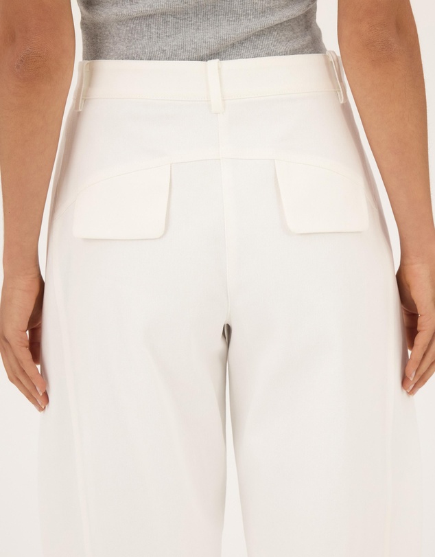 Atmos&Here - Sarah Curved Seams Barrel Leg Pants