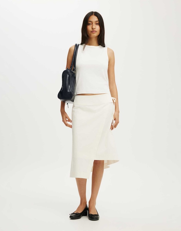 Cotton On - Lexi Utility Wrap Midi Skirt