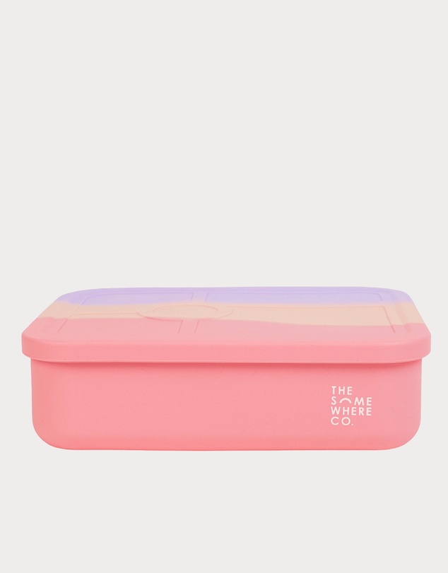 The Somewhere Co - Cotton Candy Large Silicone Bento Lunch Box