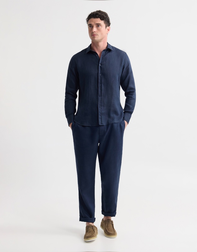 Oxford - Cooper Ls French Linen Shirt