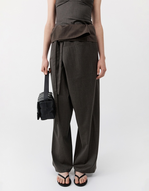 St. Agni - Woven Envelope Slim Tote