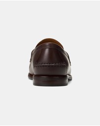Polo Ralph Lauren - Alston Burnished Leather Penny Loafers - Men's