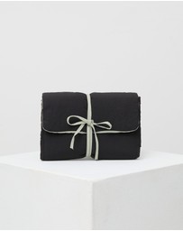 Phile - Plush Change Mat Wrap - Licorice Black