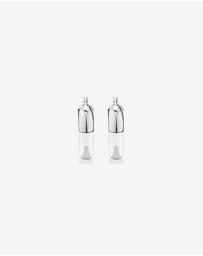 Michael Hill - Half Round Hoop Earrings in Sterling Silver