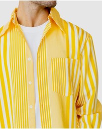 Justin Cassin - Pedro Striped Casual Shirt