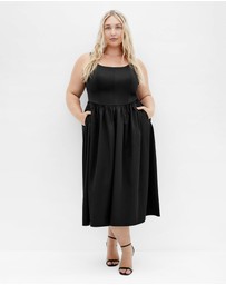City Chic - Midi Corset Dress