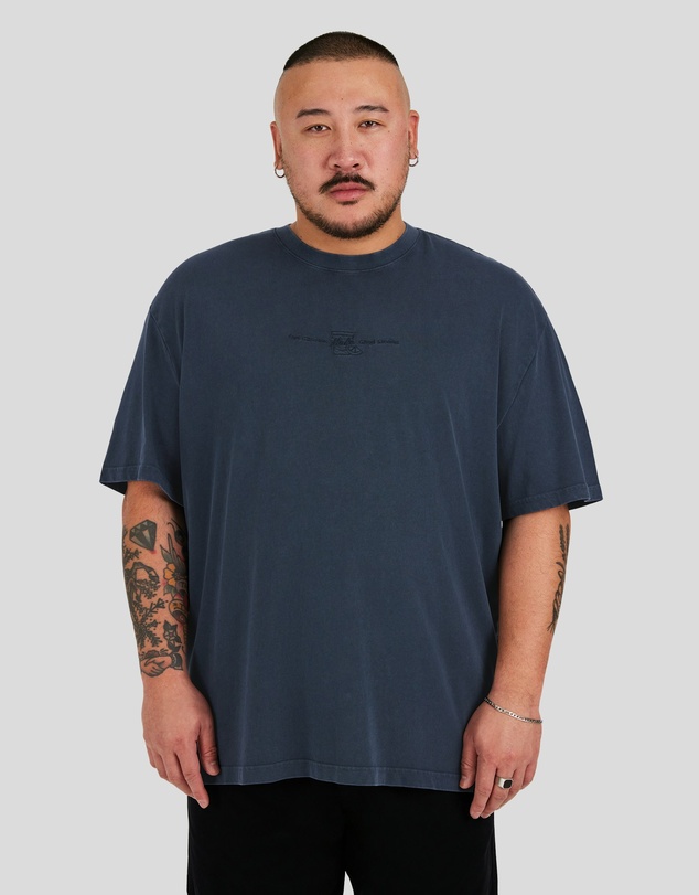Johnny Bigg - Acid Wash Emb Relaxed Tee