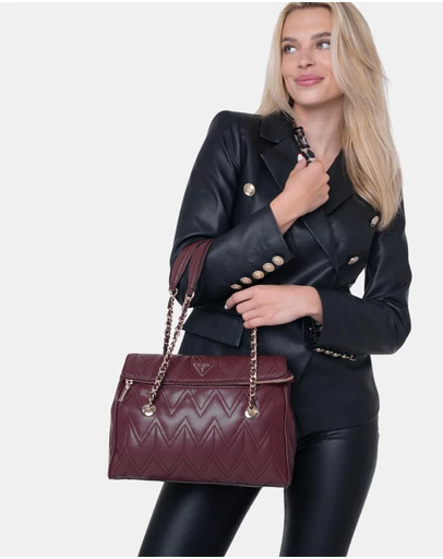 GUESS - Eda 3 Compartment Satchel Bag