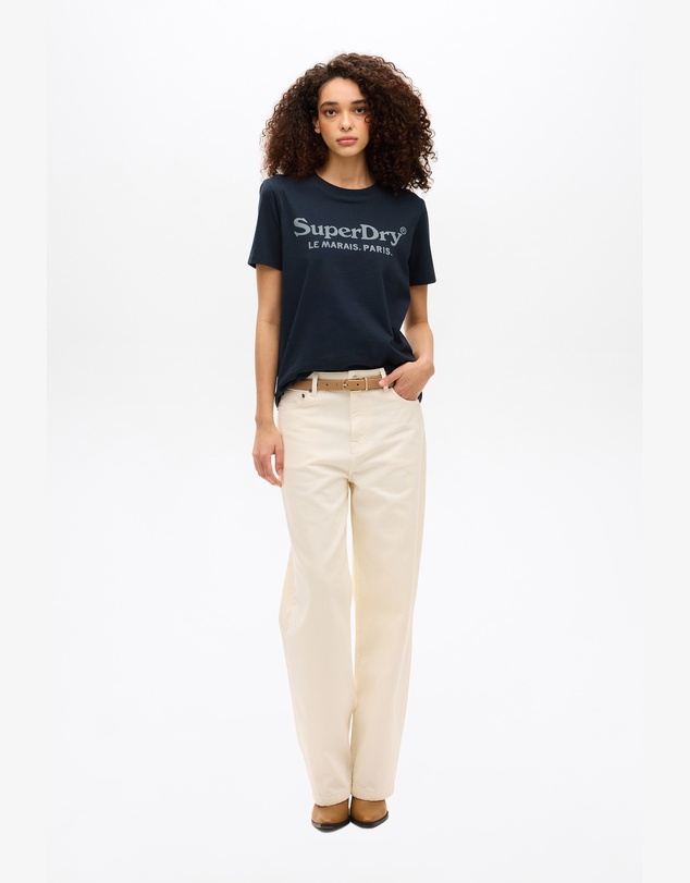Superdry - Venue Metallic Graphic Tee