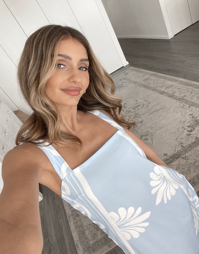 Esther & Co - Holden Dress - Blue Floral