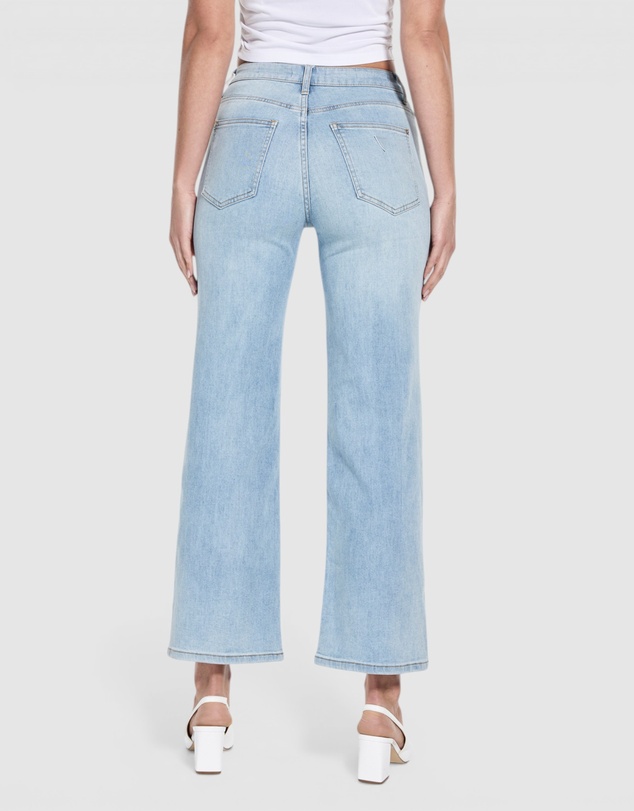 GUESS - Eco Cantina Mid Rise Wide Leg Jeans