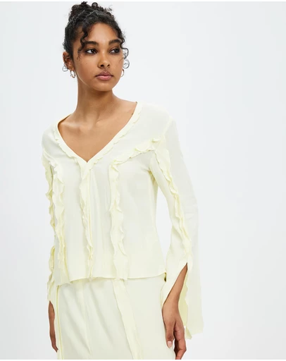 Third Form - Stroke Frill Blouse