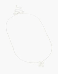 Lovisa - Waterproof Stainless Steel Large Bubble Letter K Necklace
