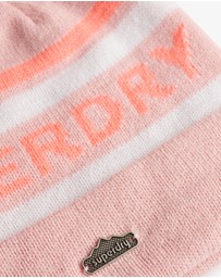 Superdry - Superdry Logo Knit Beanie Hat