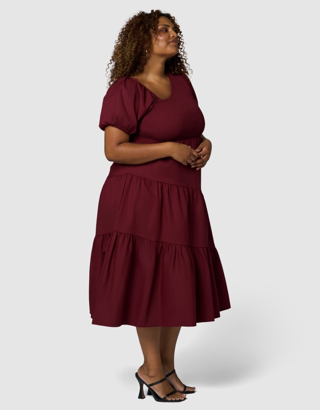 Something 4 Olivia - Miley Asymmetric Midi Dress
