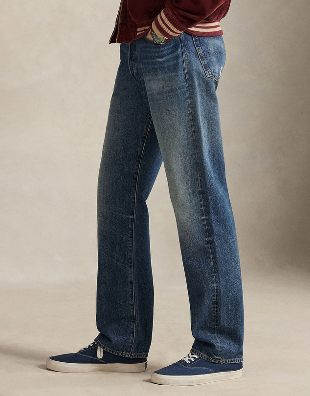 Polo Ralph Lauren - ICONIC EXCLUSIVE - Heritage Straight Distressed Jeans