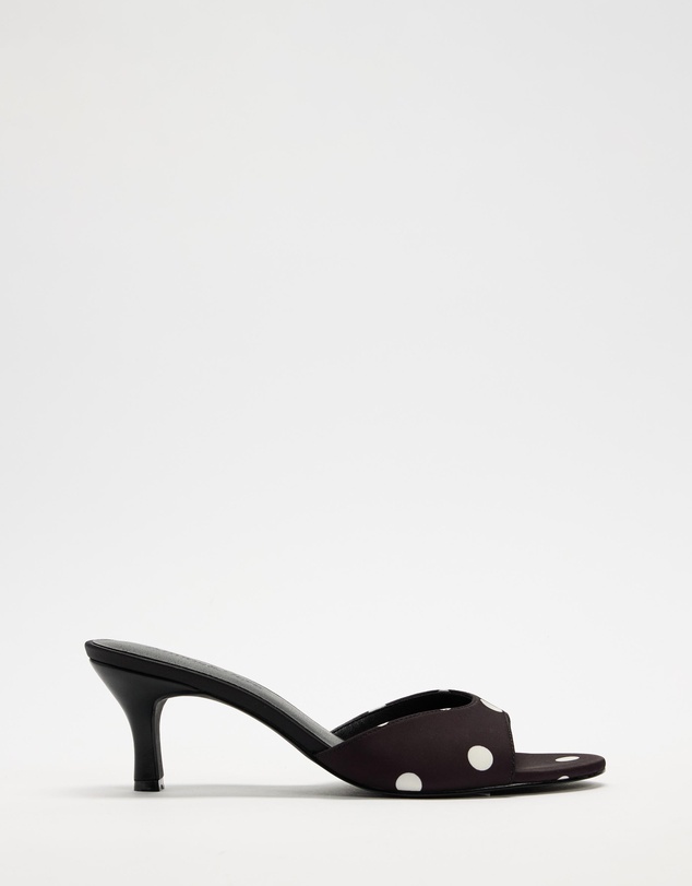 Atmos&Here - Rosie Peep Toe Satin Heels