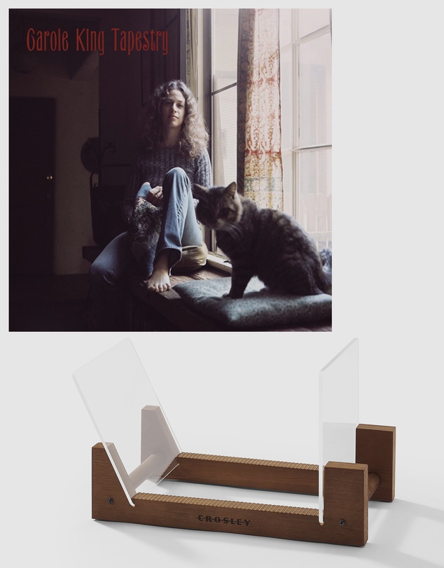 Sony Music - Carole King Tapestry Vinyl Album & Crosley Record Storage Display Stand