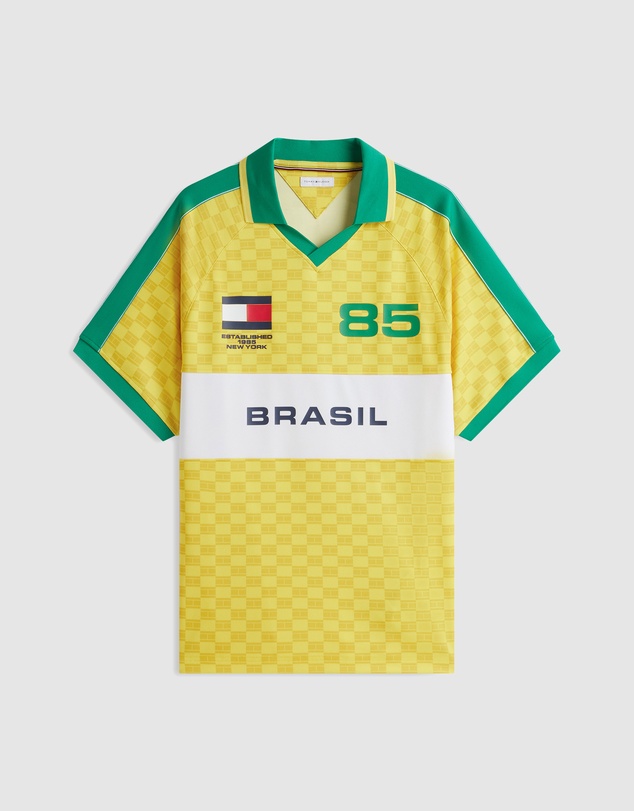 Tommy Hilfiger - Geometric Flag Print SS Rugby Shirt