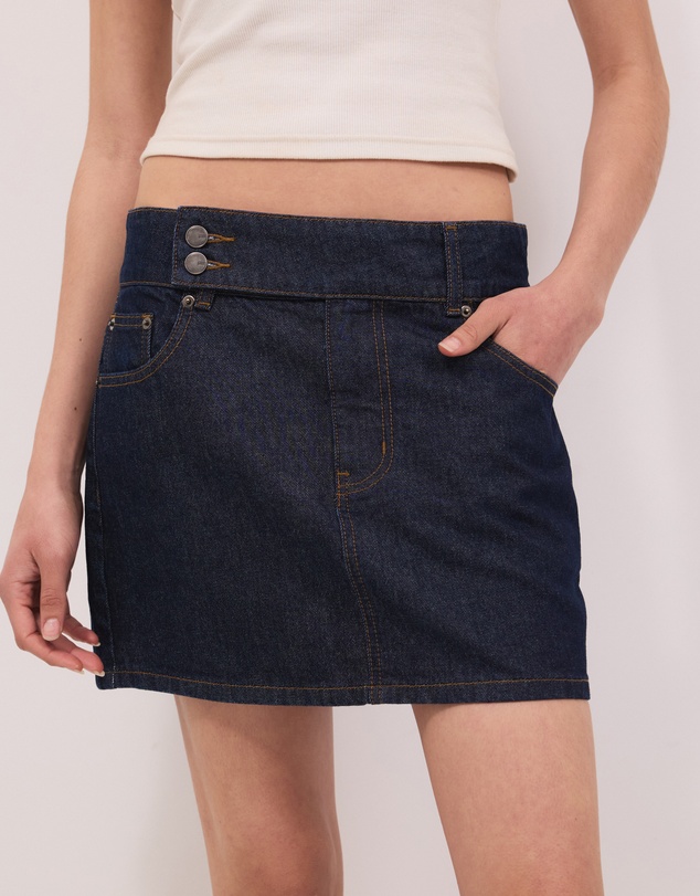 Calli - Erica Denim Mini Skirt