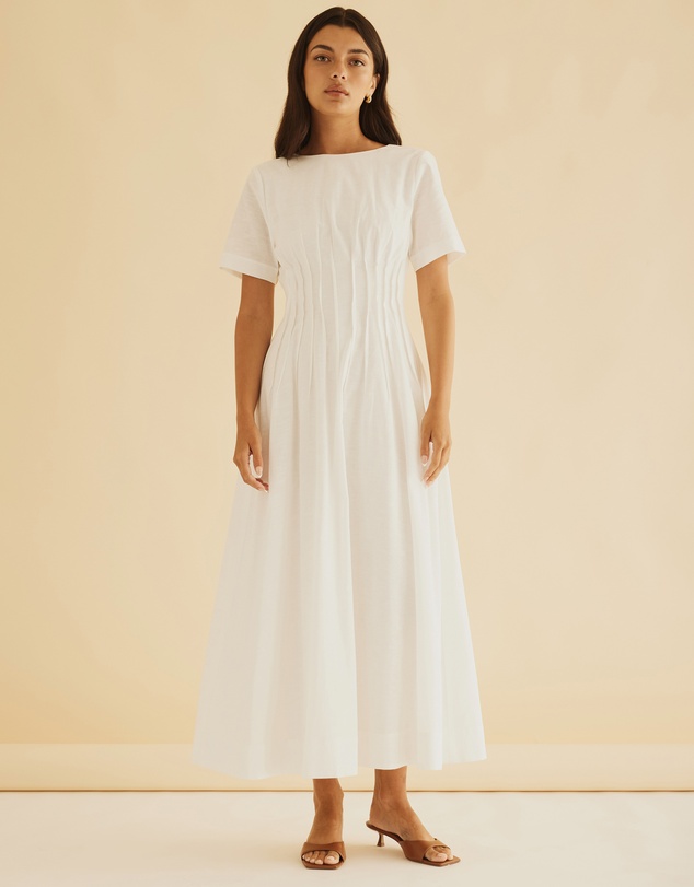 Atmos&Here - Maya Pleat Maxi Dress