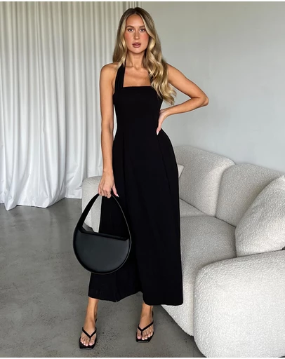 Dazie - One Last Time Halter Midi Dress