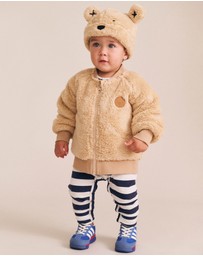 Huxbaby - Varsity Hux Fur Jacket - Babies-Kids