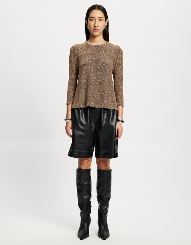 Lindsay Nicholas New York - Disco Glitter Top