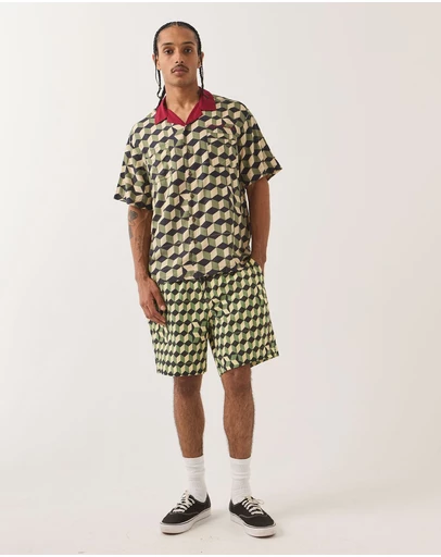 Brixton - Burger She Wrote Short Sleeve Woven