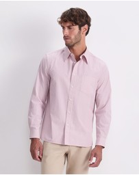 Sportscraft - Stripe Long Sleeve Poplin Shirt