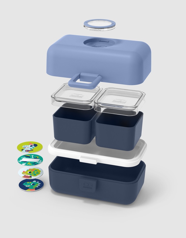Monbento - Monbento Mb Tresor Kids Bento Box - Blue Infinity