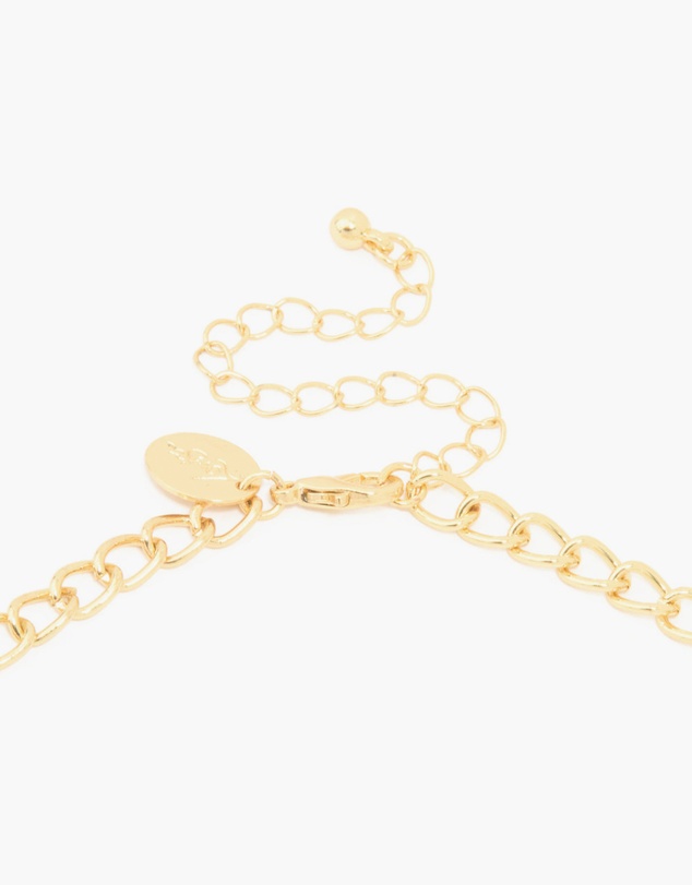 Lovisa - Gold Plated Collar Diamante Pave Necklace