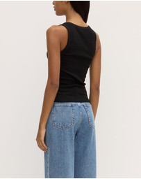 Assembly Label - Robyn Scoop Neck Rib Tank