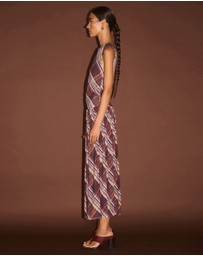 Staple the Label - Arles Drop Waist Mesh Dress
