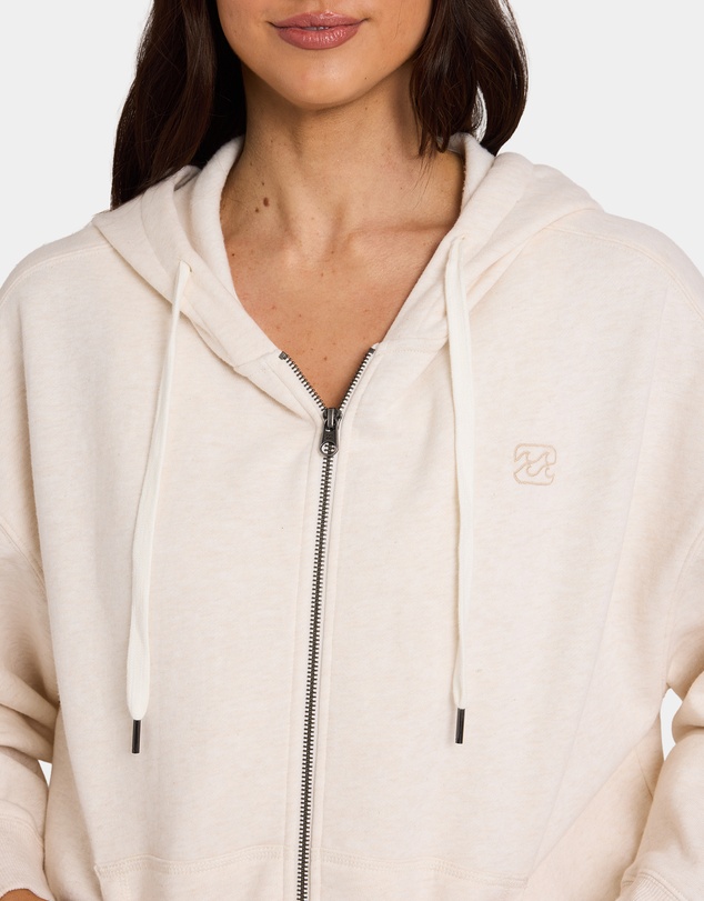 Billabong - Womens Wave Essentials Zip Pullover Hoodie