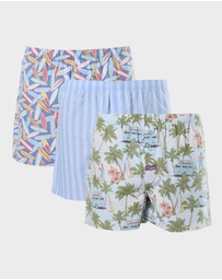 Mitch Dowd - Mitchdowd Surf Board Van 3 Pack Mens Boxer Shorts
