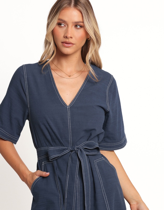 Petal & Pup - Kade Midi Dress - Blue