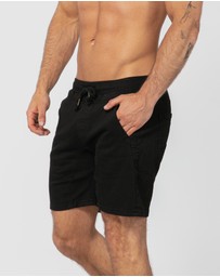 ONEBYONE - Hudson Black Shorts